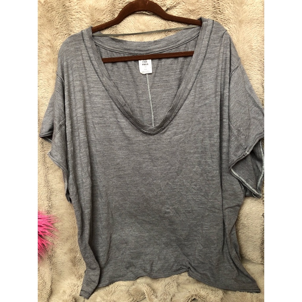 Free People across the shoulder top